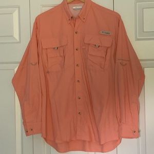 Men’s Long Sleeve Columbia PFG Shirt Size Small